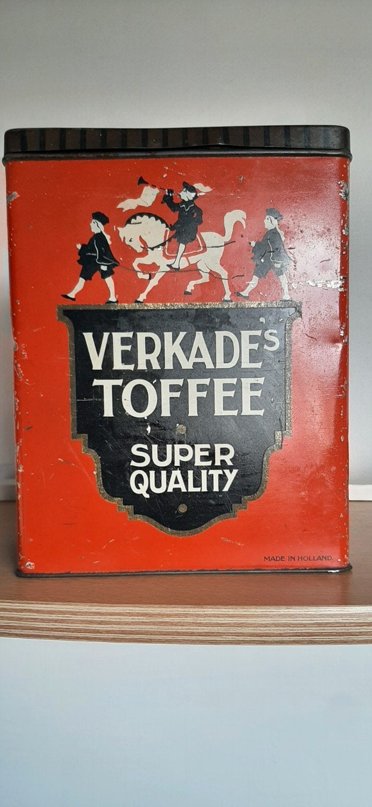 Vintage Verkade's Toffee Blik - Super Quality, Ophalen