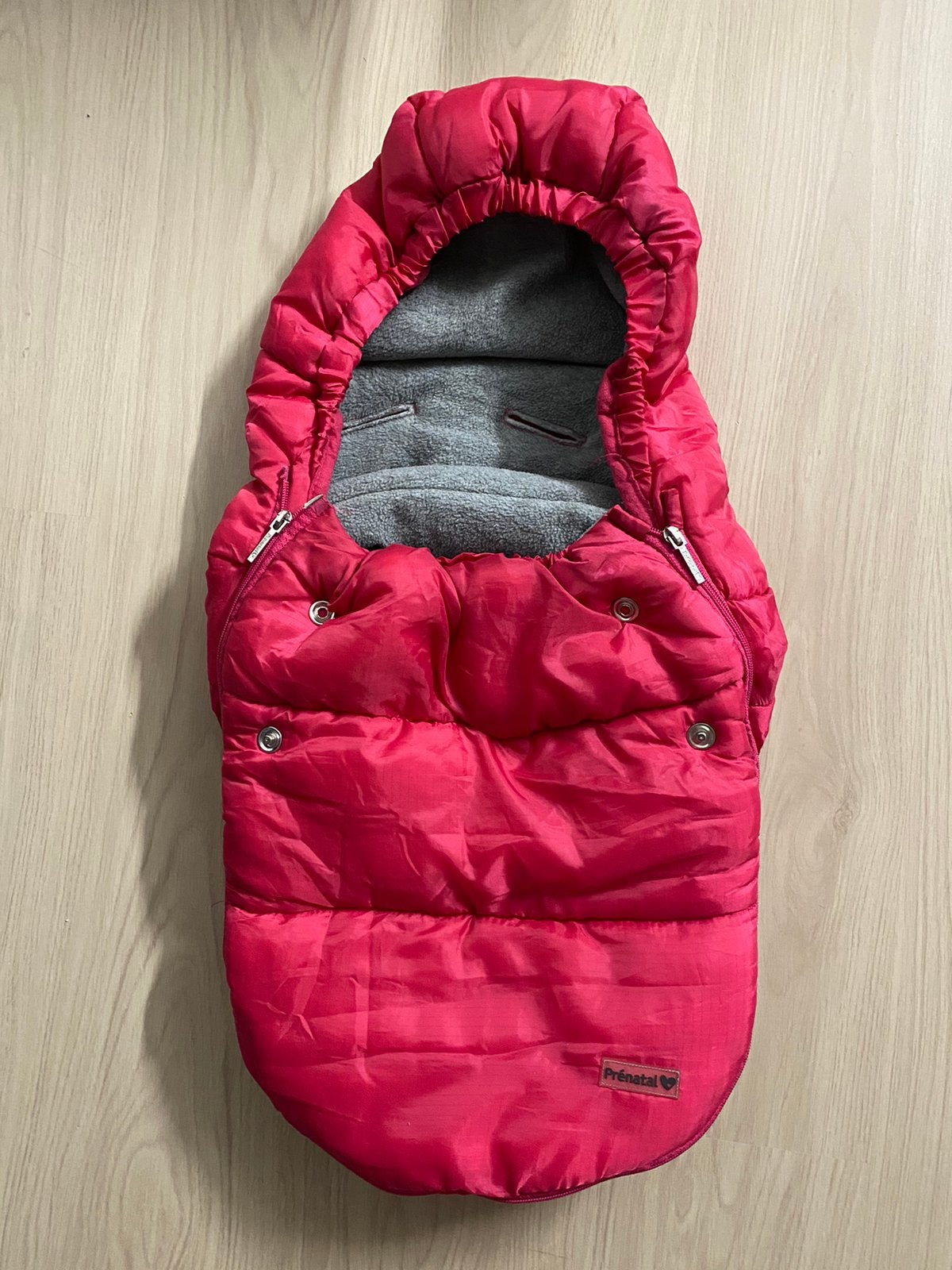 Maxicosi roze winter voetenzak, Autogordel, Ophalen of Verzenden, Zo goed als nieuw, 0 t/m 13 kg