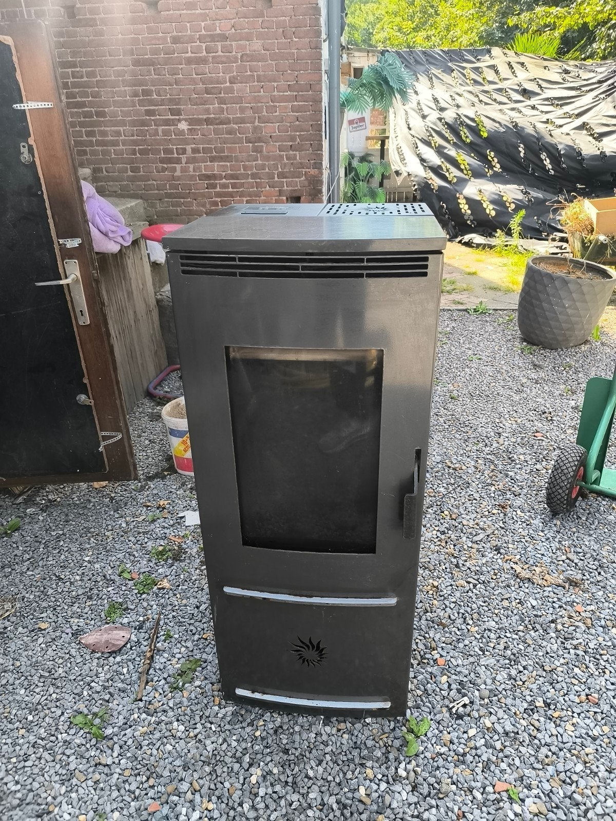 CS Thermos Pelletkachel - Model Axel, Huis en Inrichting, Kachels, Ophalen, Gebruikt, Pelletkachel, Vrijstaand