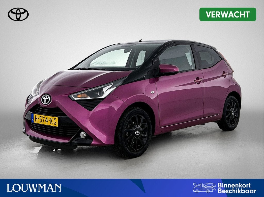 Toyota Aygo 1.0 VVT-i x-Cite | Dealer onderhouden | Apple Ca, Auto's, Toyota, Voorwielaandrijving, 12 maanden, Gebruikt, Overige kleuren