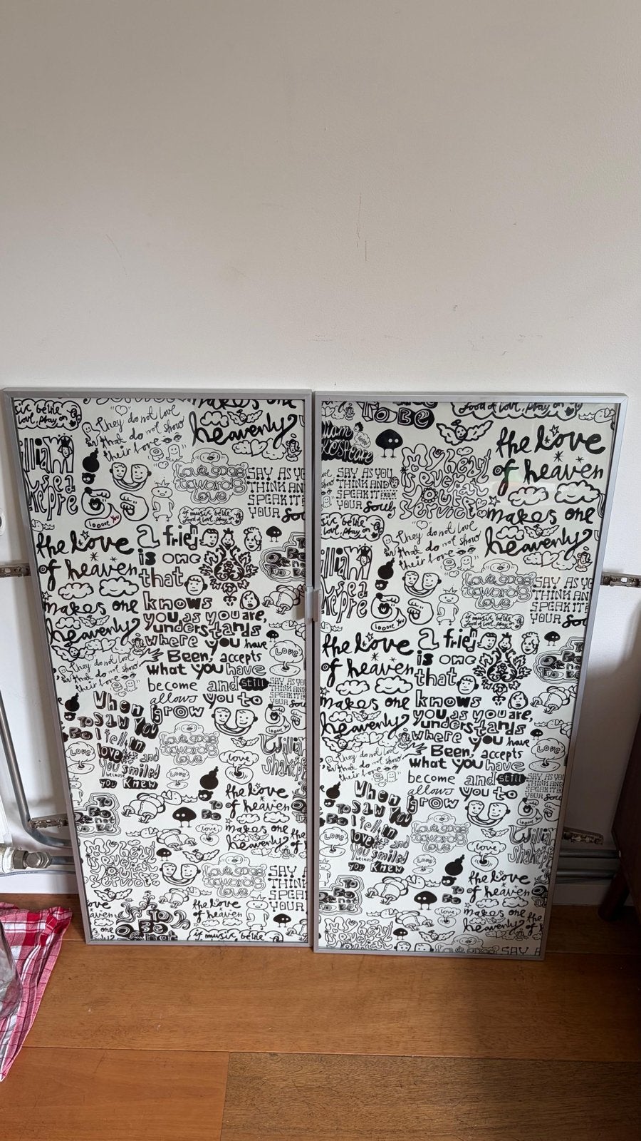 Dit weekend ophalen: Ikea Billy Vitrine Deuren (2 stuks), Ophalen, Gebruikt