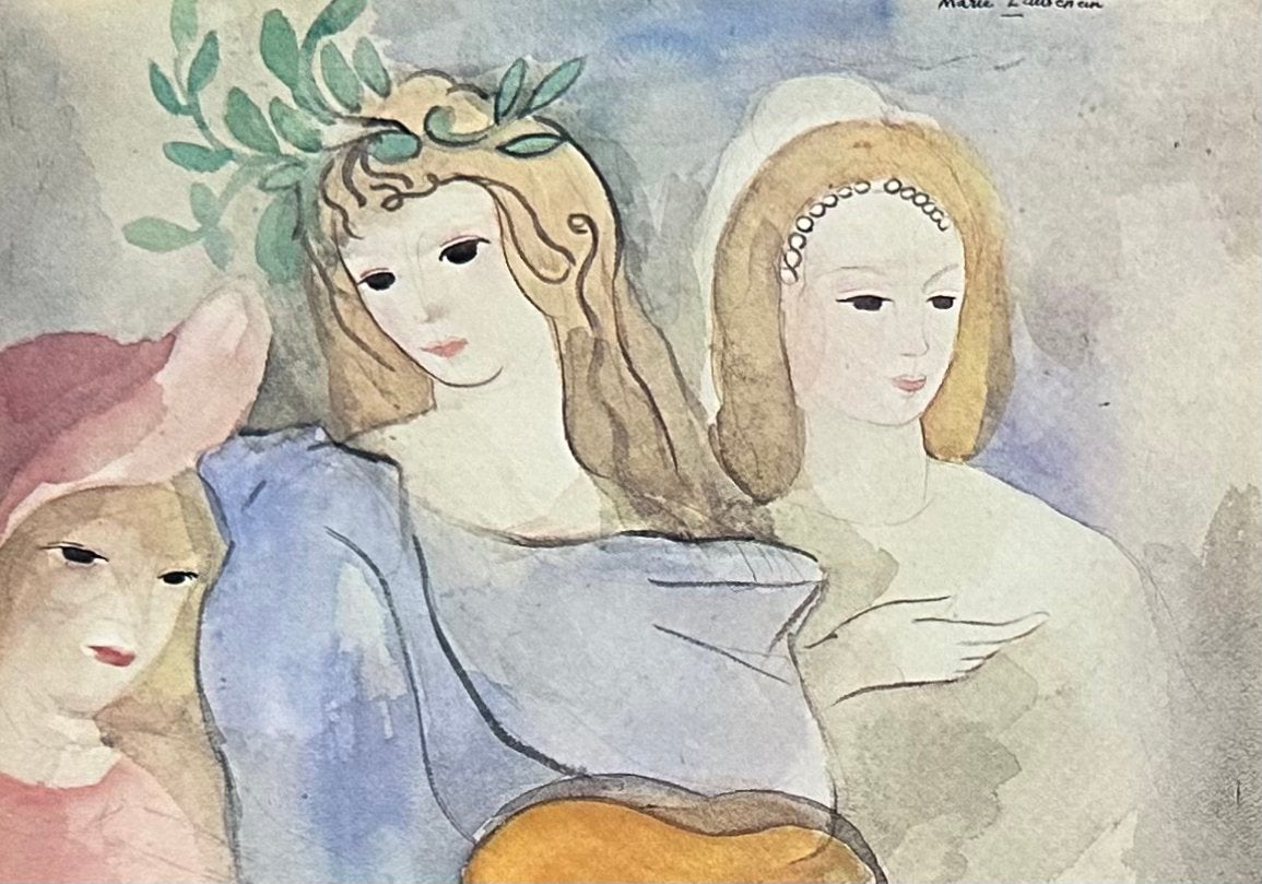 00501  MARIE LAURENCIN ~ 3 jonge meisjes, Verzenden, 1980 tot heden, Ongelopen, Overige thema's