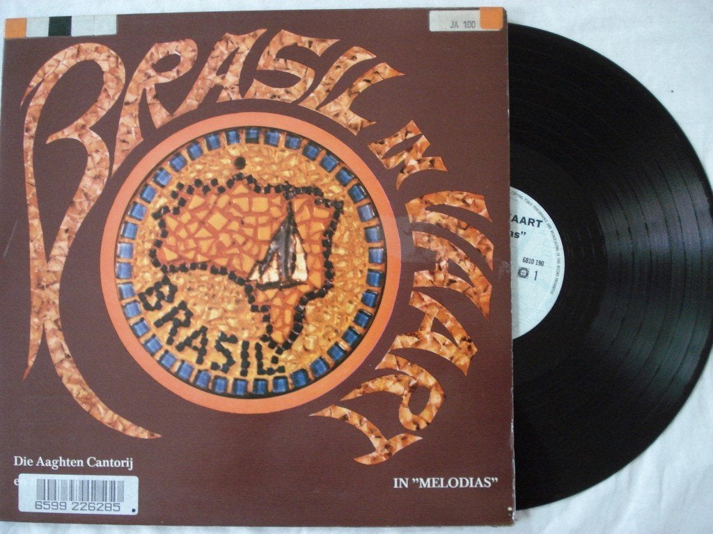 Pater Ben Strik - Die Aaghten Cantorij - Brasil in vaart, LP, Gebruikt, Ophalen of Verzenden, Gatefold hoes