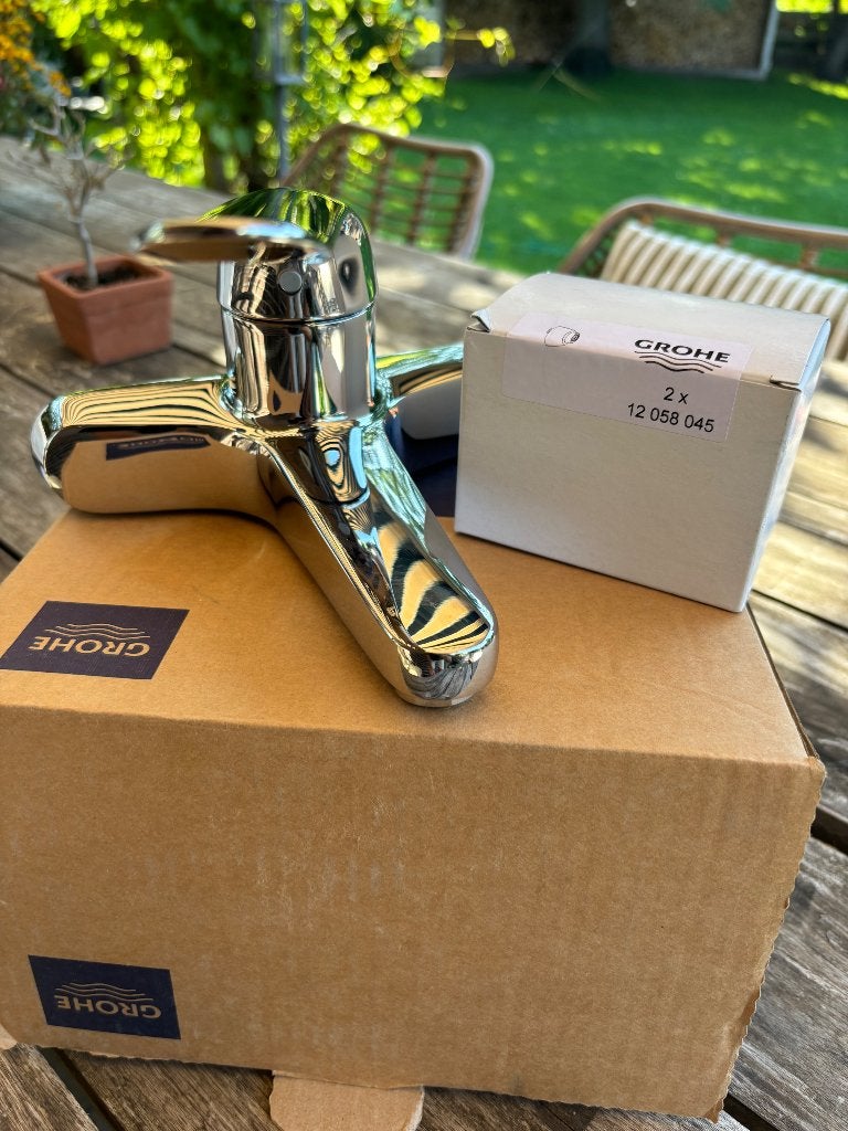 Grohe Wandmengkraan nieuw!, Ophalen of Verzenden, Nieuw, Koper, Wastafel