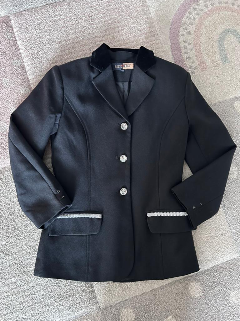 Harry's Horse Wedstrijdjasje Maat 140 met Glitter, Dieren en Toebehoren, Paardrijkleding, Kinderen, Dressuur, Ophalen of Verzenden
