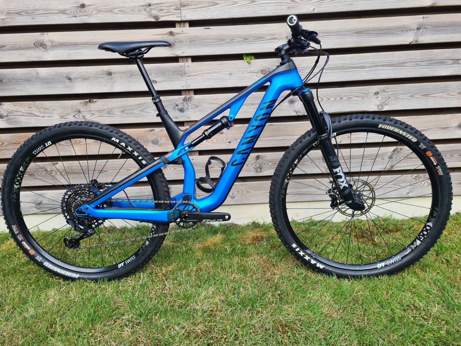 Canyon Neuron CF8 2020 mt M Sram GX DT Swiss Fox -Topstaat-, Fully, 49 tot 53 cm, Zo goed als nieuw, Schijfrem