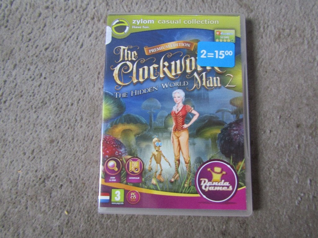 Cd-rom spel: The Clockwork man 2 - Denda games, Puzzel en Educatief, Gebruikt, 1 speler, Ophalen of Verzenden