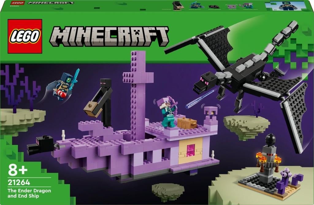 LEGO Minecraft De Enderdraak en het End-schip 21264, Ophalen, Minecraft, Lego, Nieuw