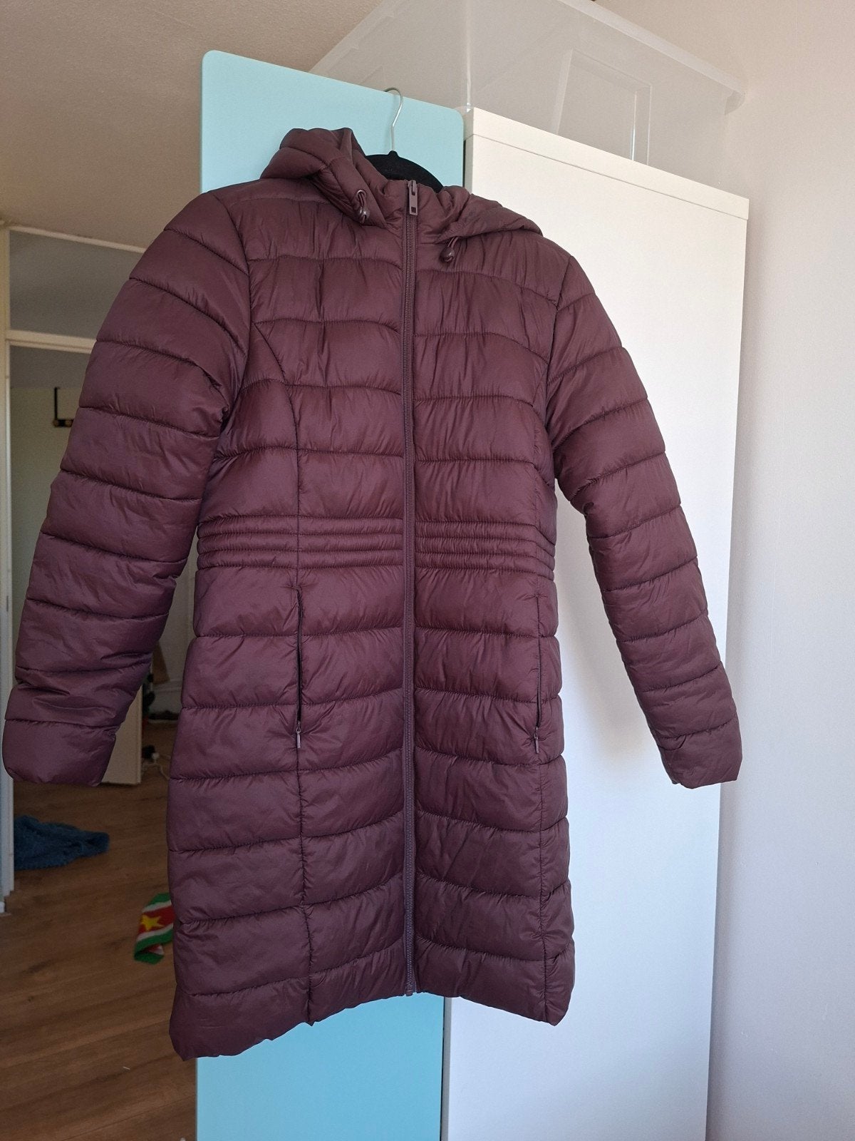 Primark gewatteerde jas met capuchon, maat S, Primark, Ophalen of Verzenden, Zo goed als nieuw, Maat 36 (S)
