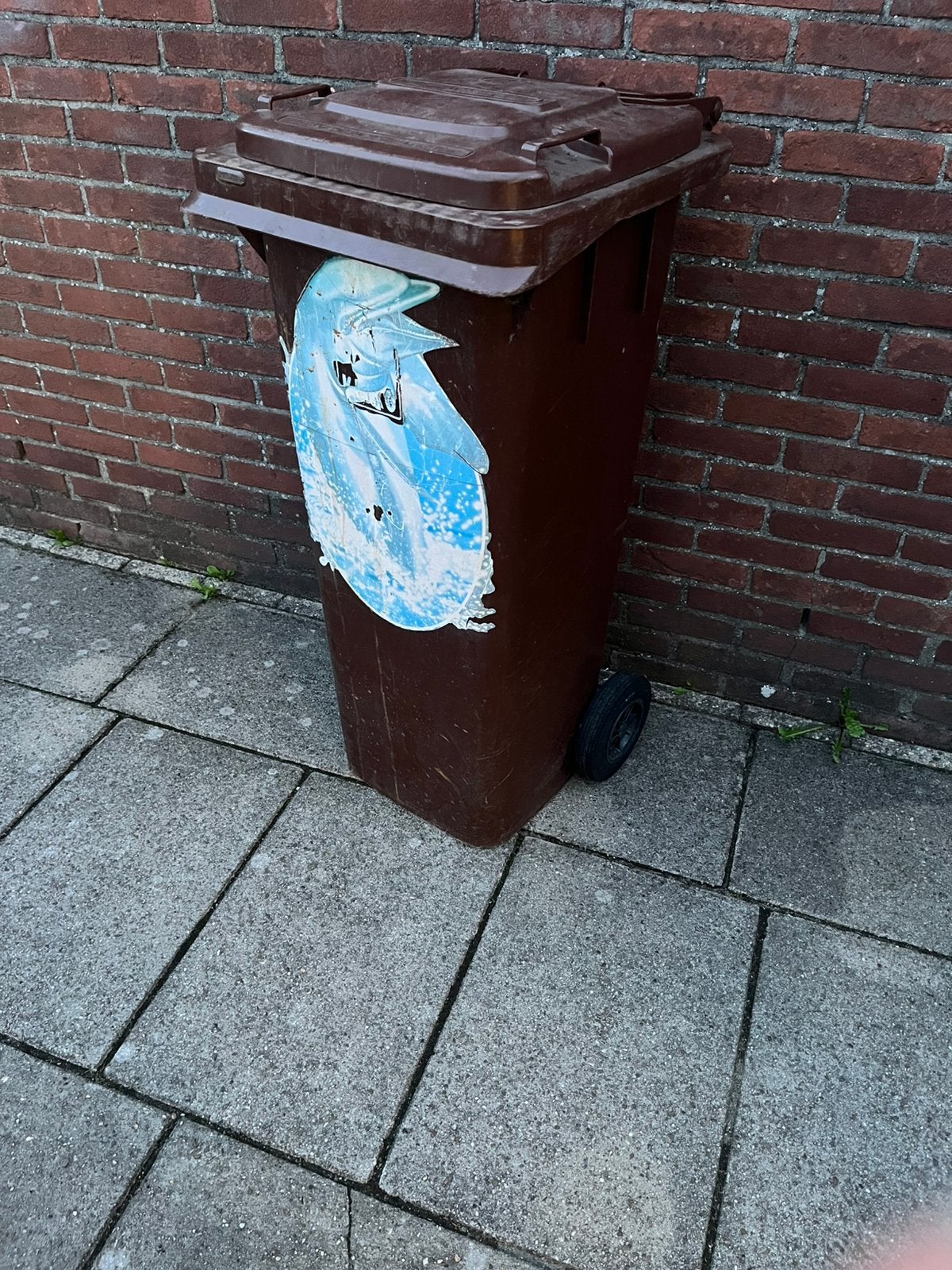 140 liter rolcontainer, 40 liter of meer, Ophalen, Gebruikt, Kunststof
