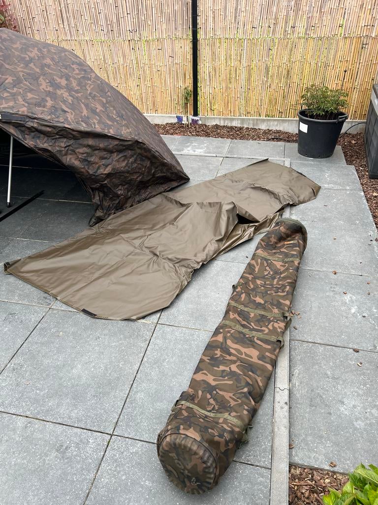 Fox Camo Brolly System - Complete Visschuilplaats, Ophalen of Verzenden, Nieuw, Tot en met 2