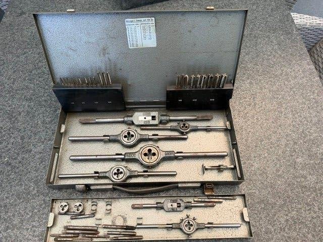 Schroefdraad /Draadsnij set , metrisch en withworth, Ophalen of Verzenden, Gebruikt, Snijgereedschap, Overige merken