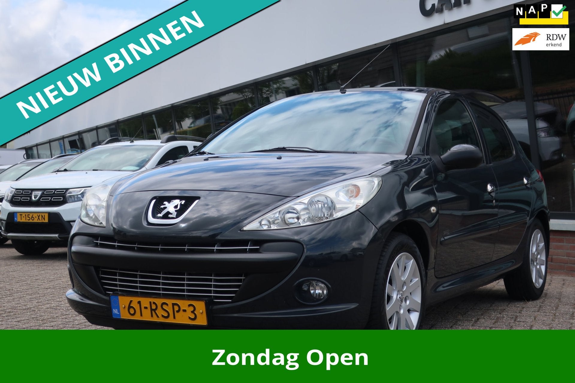 Peugeot 206 + 1.4 Sportium, Beige, Bedrijf, Handgeschakeld, 17 km/l