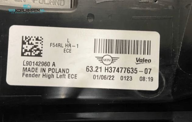Mini Clubman F54 JCW achterlicht achterlichten, Ophalen, Gebruikt, -, -