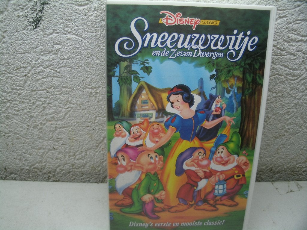 vhs 186a sneeuwwitje ned gespr, Alle leeftijden, Ophalen of Verzenden, Gebruikt