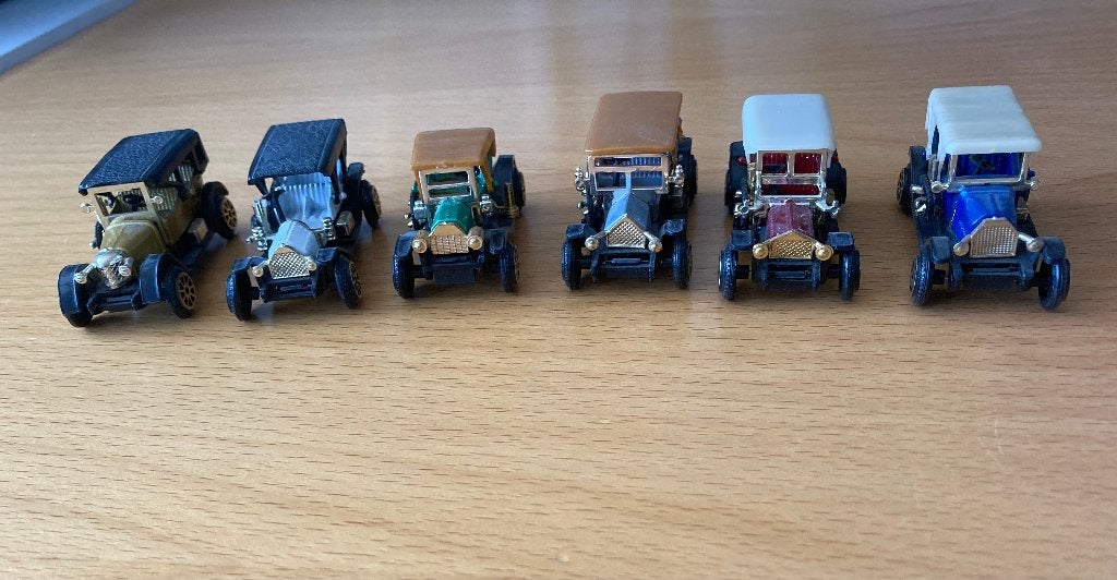 Readers Digest mini vintage Classic auto's - schaal 1.87, Ophalen of Verzenden, Zo goed als nieuw, Auto, Overige merken