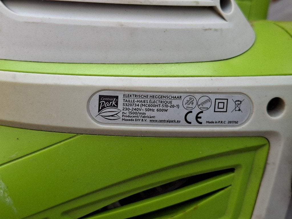 heggenschaar, Ophalen, Gebruikt, Elektrisch, Central Park