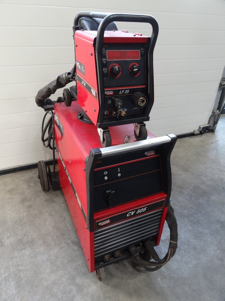 Mig/Mag lasapparaat Lincoln Idealarc CV 505 Synergic WTGK, Doe-het-zelf en Verbouw, Ophalen of Verzenden, Zo goed als nieuw, 250 ampère of meer