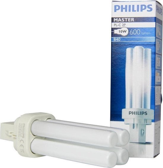 Philips MASTER PL-C 2P spaarlamp 18W / 830 - nieuw, Philips, Nieuw, Ophalen of Verzenden, Spaarlamp