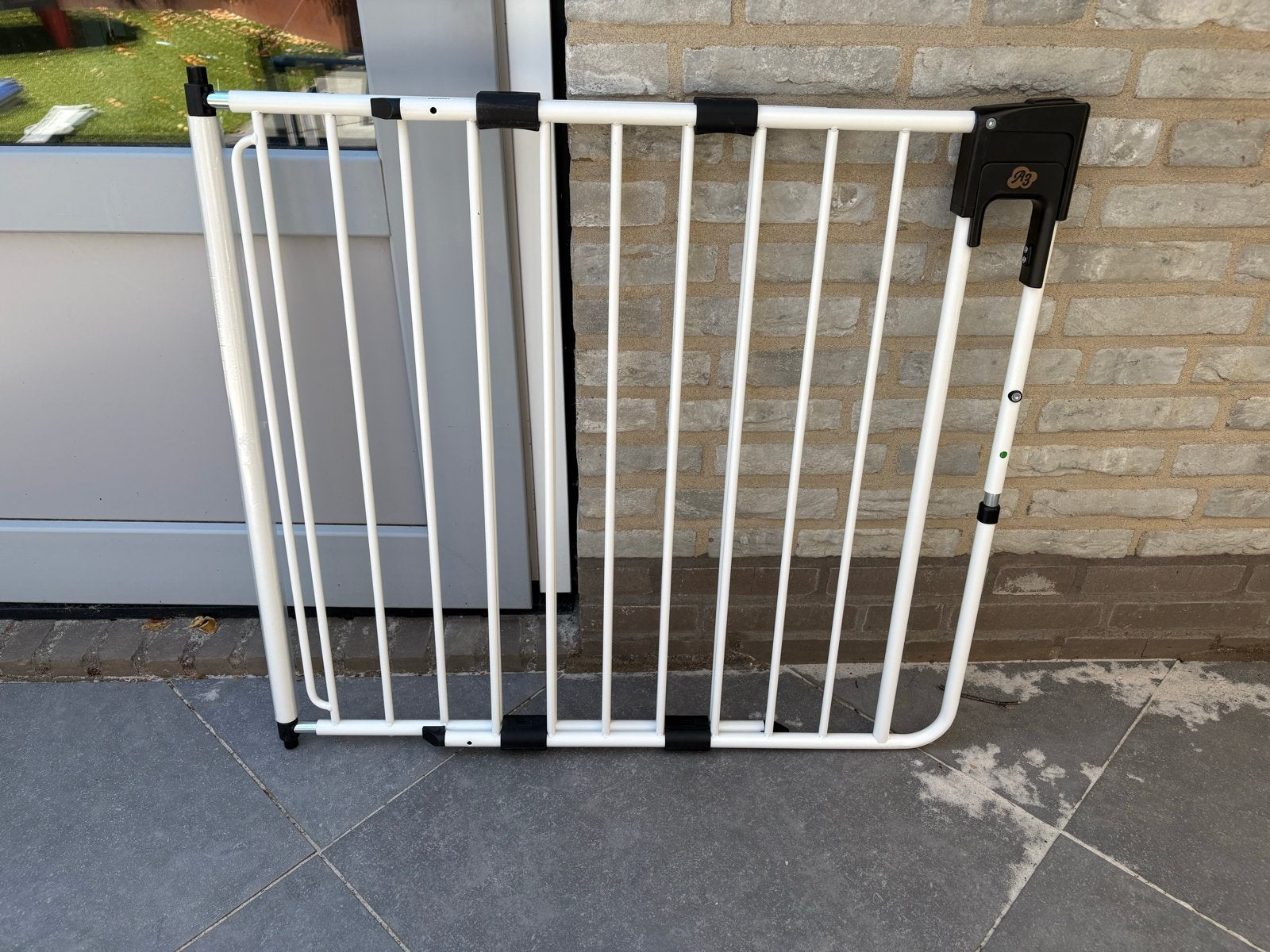 A3 Baby & Kids Traphekje - Verstelbaar Wit (75,5-116 cm), Kinderen en Baby's, Traphekjes, Ophalen, Gebruikt, Metaal of IJzer, 115 cm of meer