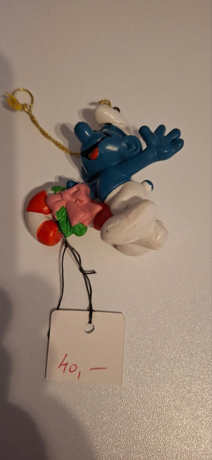 51907 Kerstsmurf op zuurstok - Schleich, Verzamelen, Smurfen, Ophalen of Verzenden