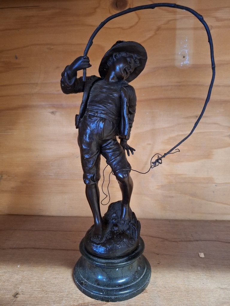 Brons beeldje, Antiek en Kunst, Ophalen of Verzenden, Brons, Beeld, 20 - 50 cm