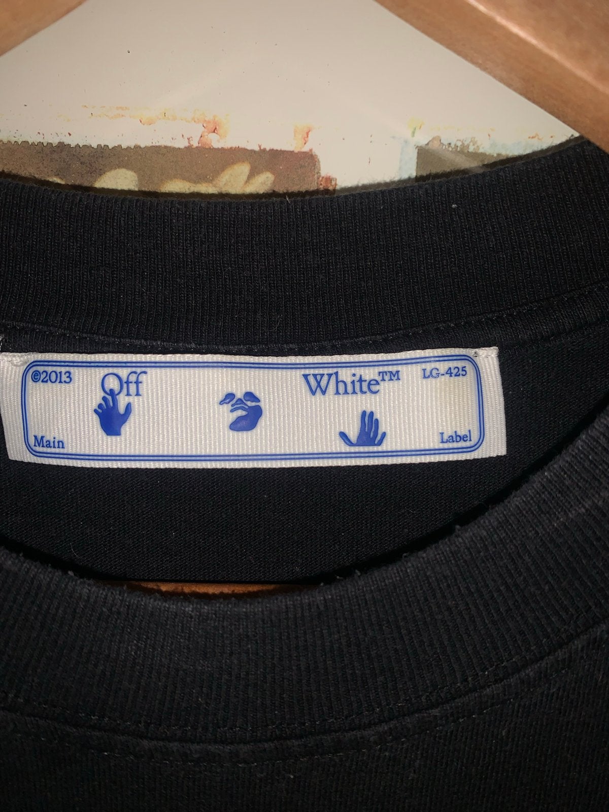 Off-White "Off" T-shirt Zwart - Maat M authentiek, Ophalen of Verzenden, Zo goed als nieuw, Maat 48/50 (M), Zwart