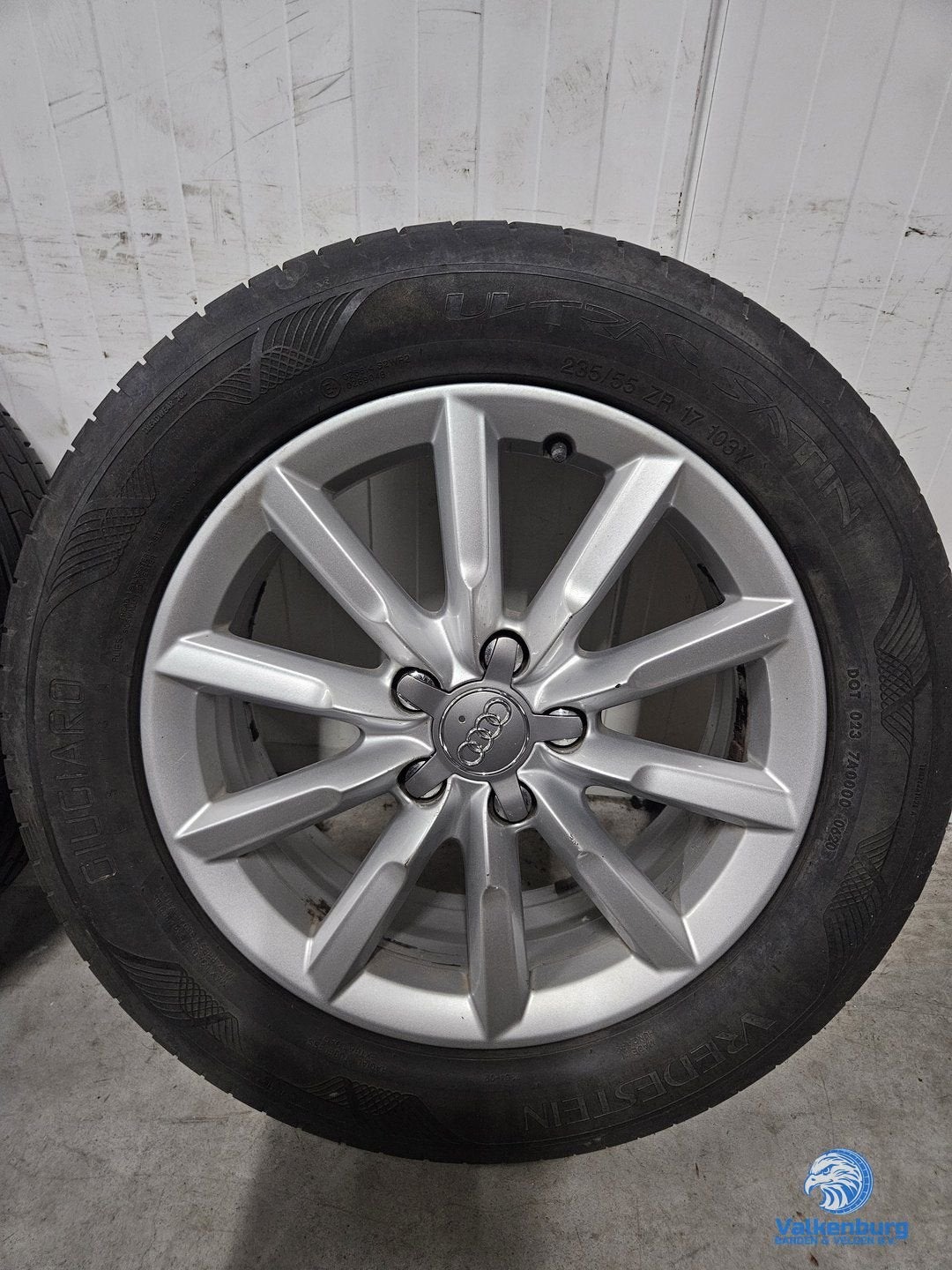 5-6mm! Originele Audi Q3 8U 17 inch velgen 5x112 zomerbanden, Gebruikt, -, -, Banden en Velgen