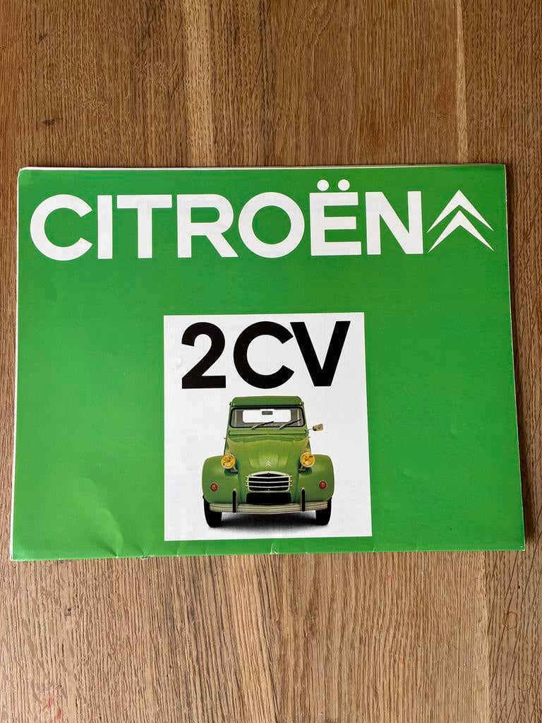 Citroën 2CV brochure 8/73, Ophalen of Verzenden, Zo goed als nieuw, Citroën