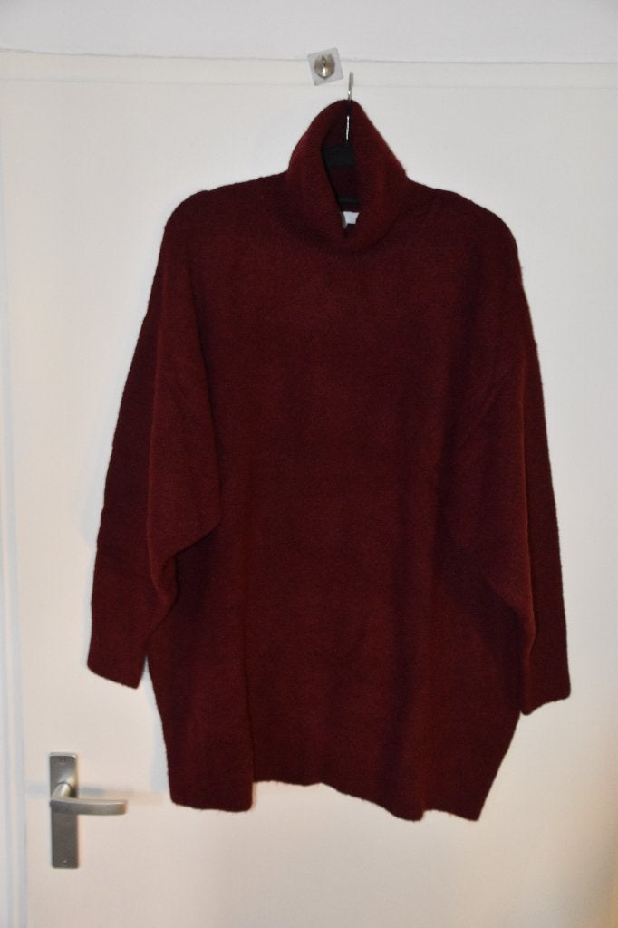 prachtige nieuwe donkerrode oversized koltrui maat XL H&M, H&M, Maat 46/48 (XL) of groter, Nieuw, Ophalen of Verzenden