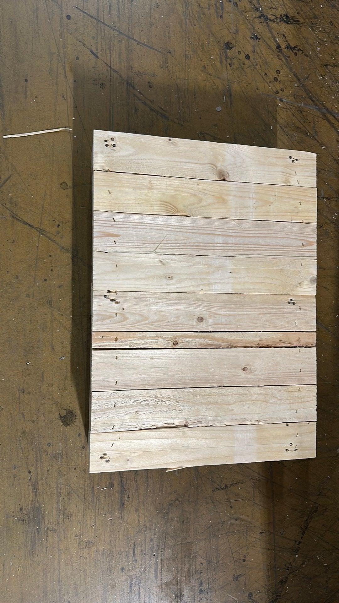 Kleine pallets 46x64cm, Ophalen, Minder dan 25 mm, Zo goed als nieuw, Pallet