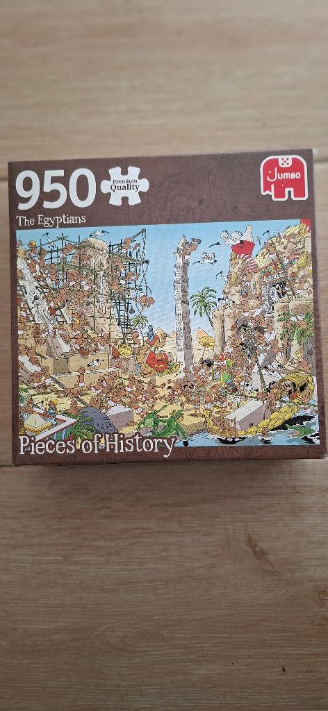 Jumbo puzzel Pieces of history, the Egyptians, Hobby en Vrije tijd, Denksport en Puzzels, Ophalen of Verzenden, 500 t/m 1500 stukjes
