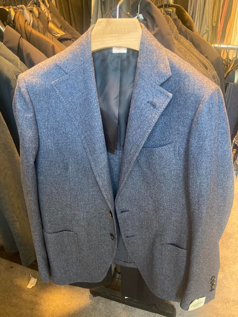 Luigi Borrelli blauw50/52/54, Kleding | Heren, Ophalen of Verzenden, Nieuw, Maat 52/54 (L), Blauw