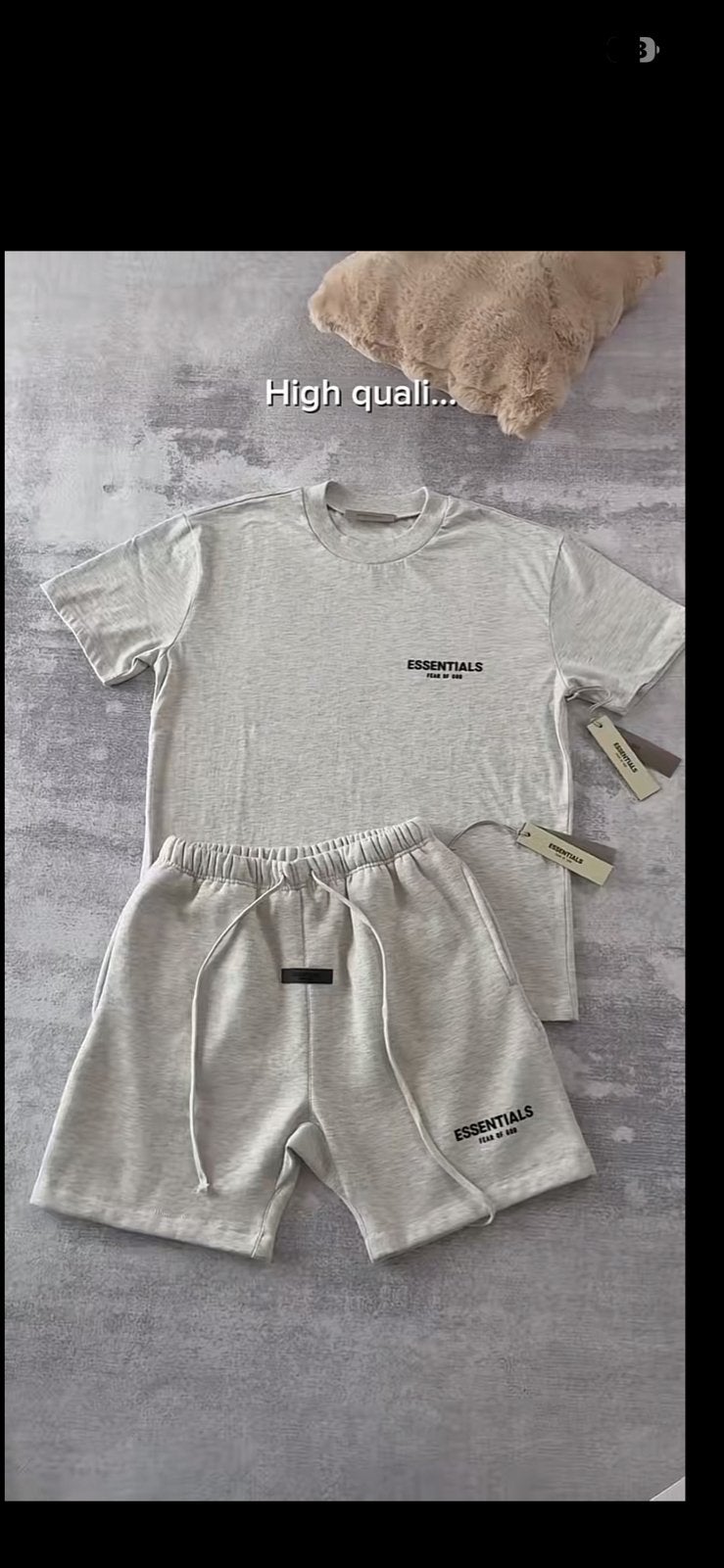 Essentials Summerset - Zwart/Grijs (S, M) met toebehoren, Ophalen of Verzenden, Nieuw, Maat 48/50 (M), Zwart