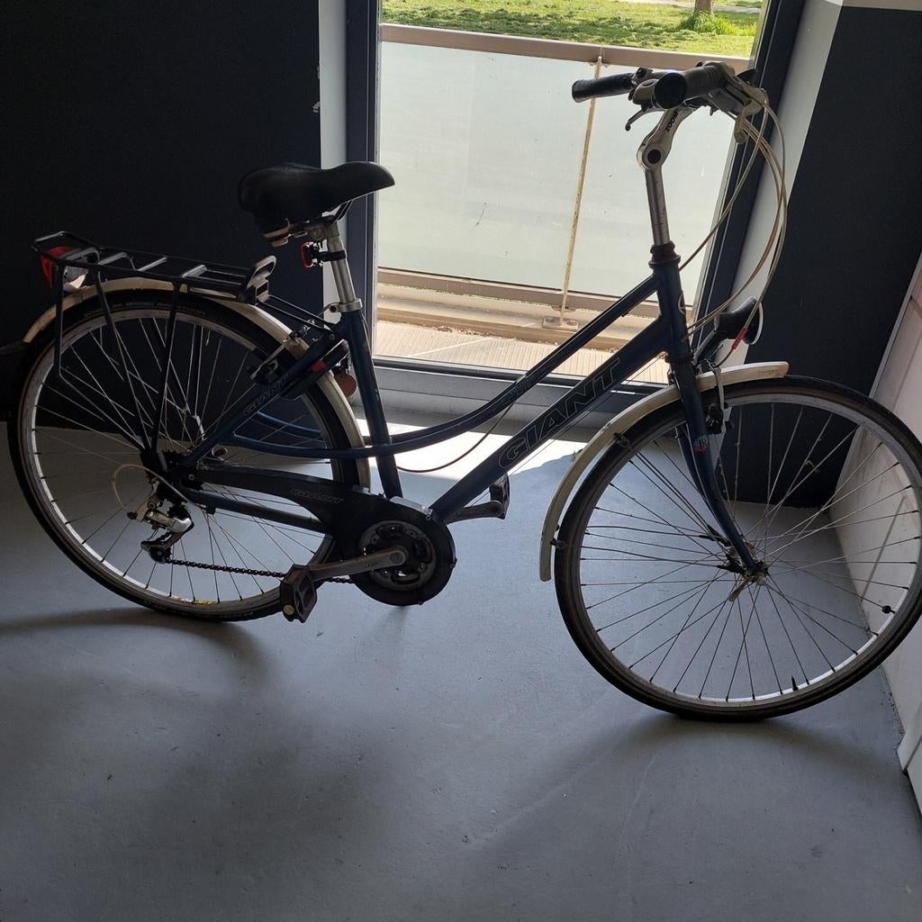 Giant herenfiets, Ophalen, Gebruikt