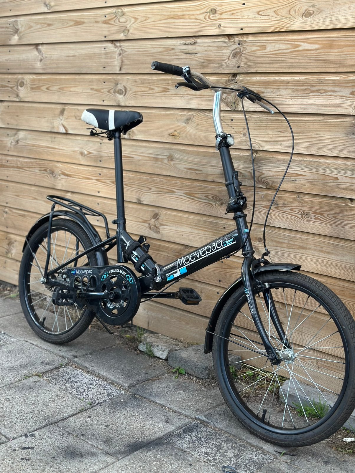 Moovepad 20 inch Vouwfiets – Perfecte Staat👍, Velgrem, Ophalen of Verzenden, Zo goed als nieuw, Handrem