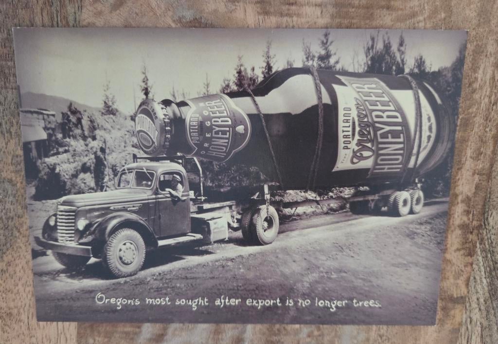 Gigantische fles bier op vrachtwagen, Verzenden, Ongelopen, Overige thema's