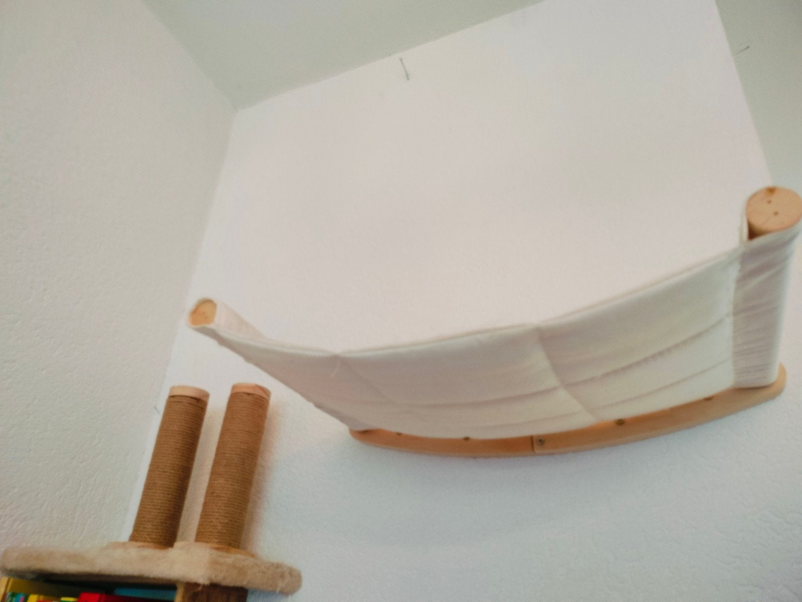 Katten hangmat met 2 opstapjes, Ophalen
