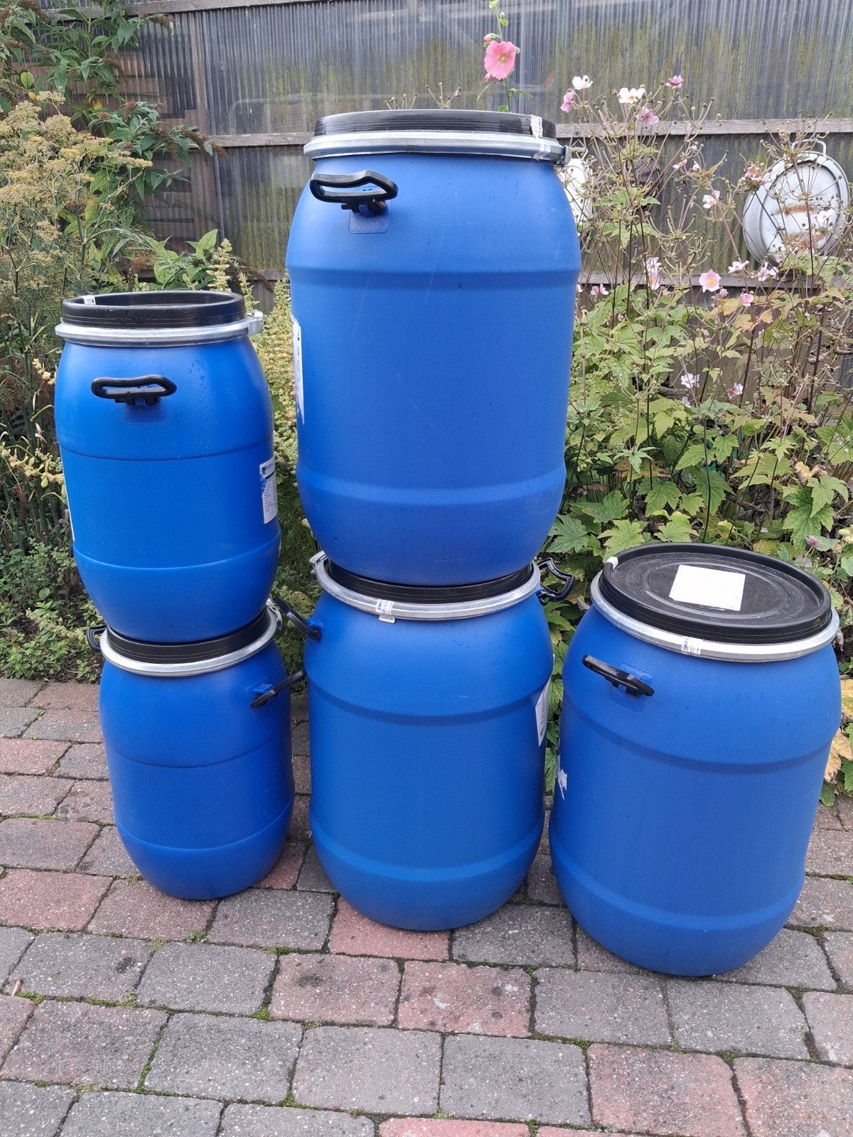 tonnen/vaten voor preppers voorraad, regen, vermenteerton, Minder dan 75 liter, Ophalen, Nieuw