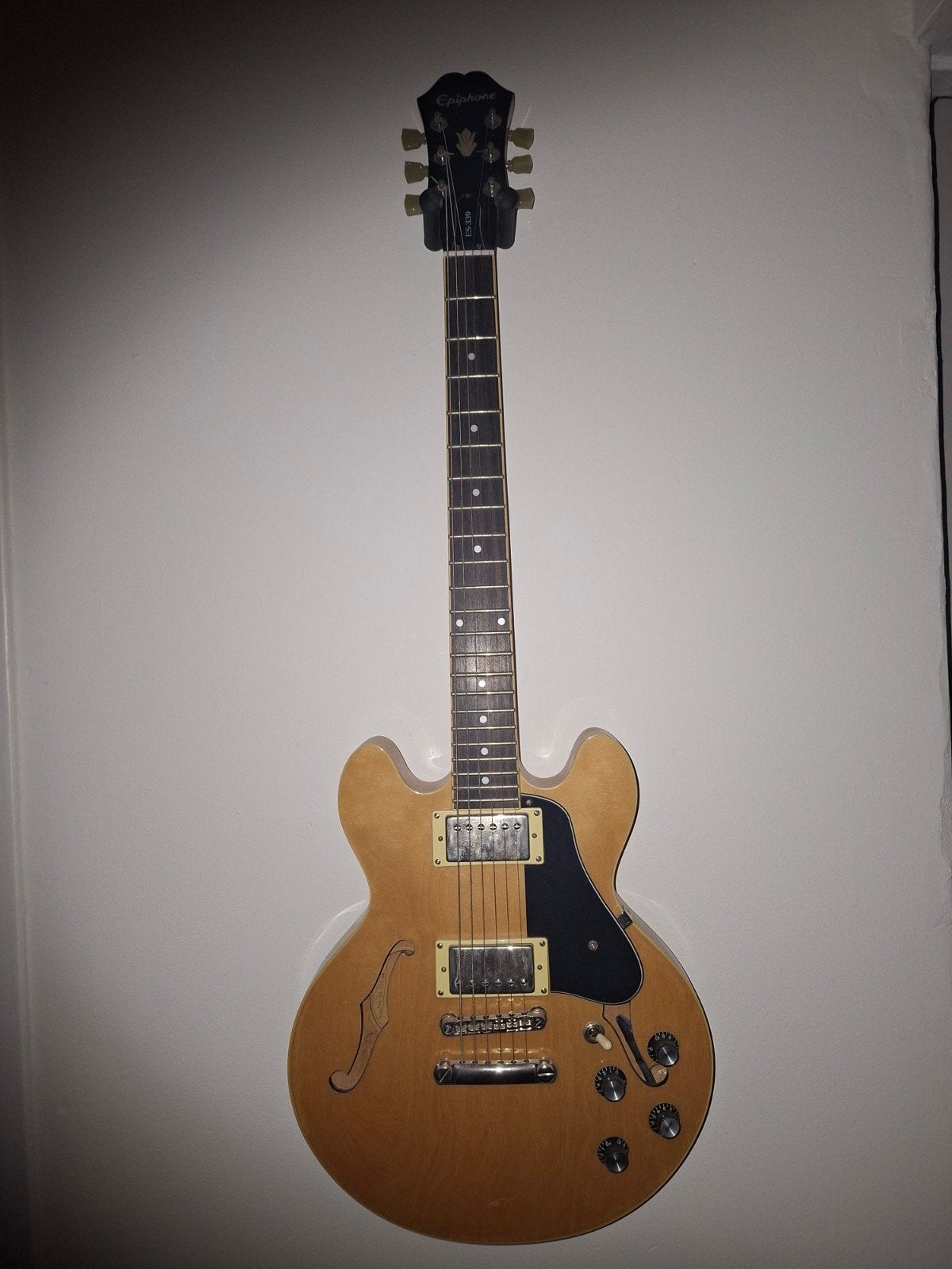 Epiphone ES-339 Butterscotch - Zeer Nette Staat, Ophalen, Gebruikt, Semi-solid body, Epiphone