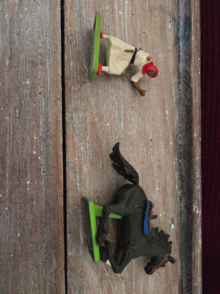 Vintage Britains Deetail Arabische Ruiter en Paard, Ophalen of Verzenden, Gebruikt