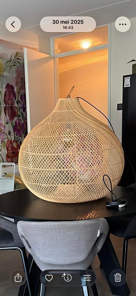Boho hanglamp, Ophalen of Verzenden, Zo goed als nieuw, Minder dan 50 cm
