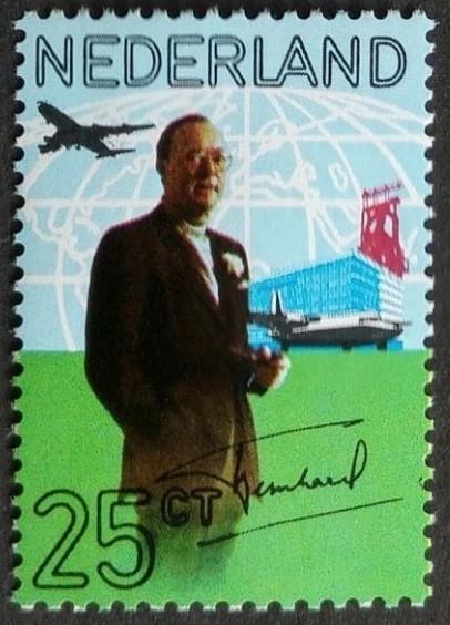 Nederland 1971 - nvph 994 - verjaardag prins Bernhard - abw, Postzegels en Munten, Postzegels | Nederland, Verzenden, Na 1940