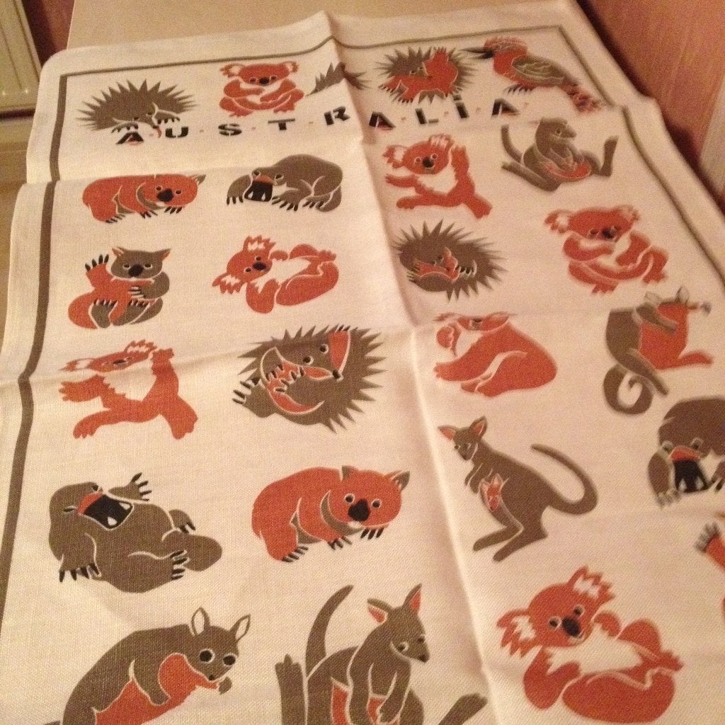 wanddoek met beestjes van Australia van Rodriquez, Huis en Inrichting, Verzenden, Nieuw, Textiel, Wandkleed