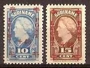 Suriname Luchtpost 27/8 ongebruikt Rode Kruis 1946, Ophalen of Verzenden, Postfris