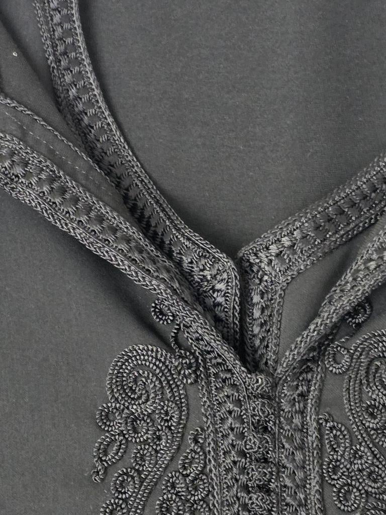 Elegante Zwarte Djellaba  2 delig, Kleding | Dames, Gelegenheidskleding, Overige typen, Zwart, Maat 42/44 (L), Nieuw