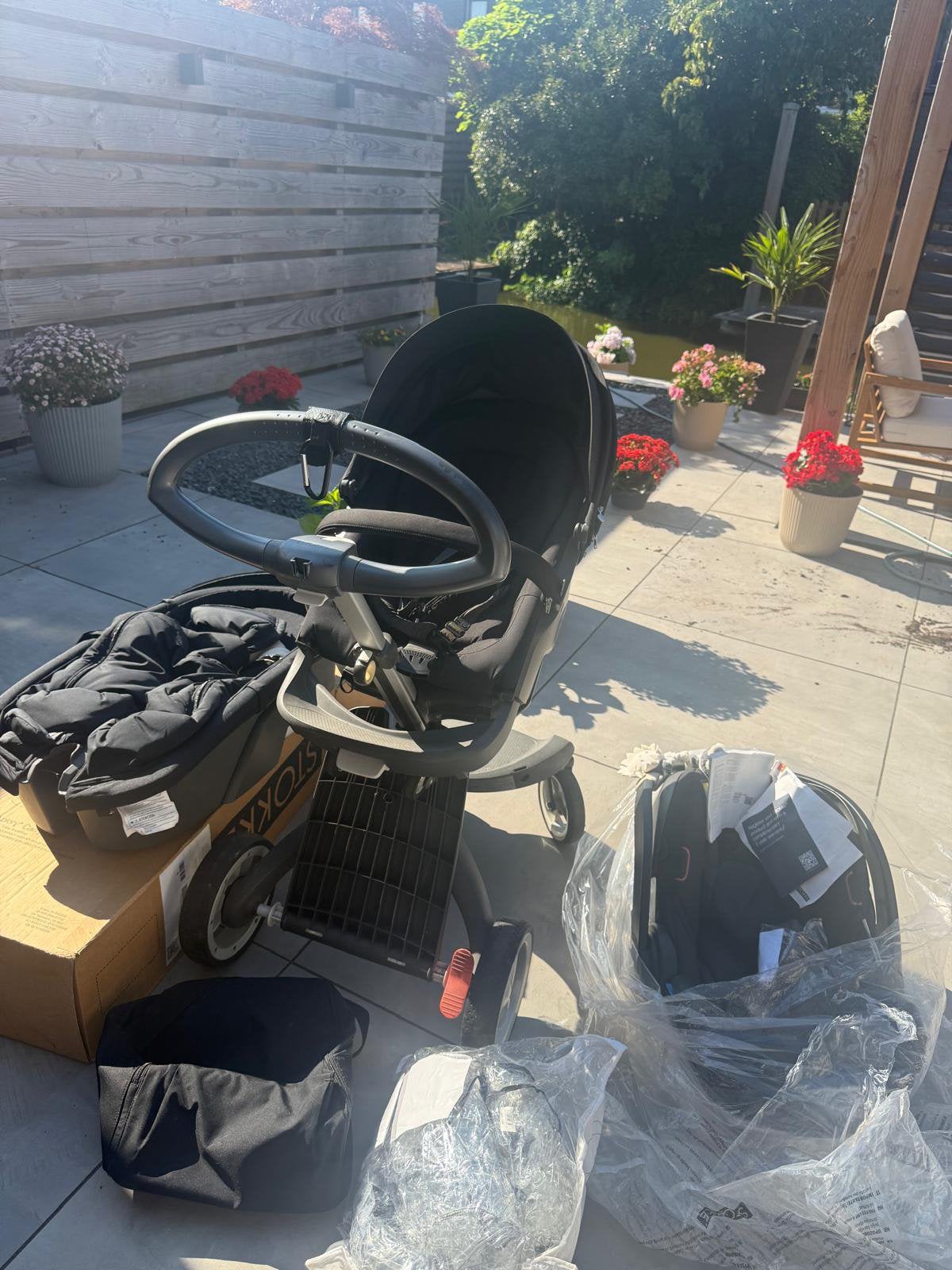 Stokke Kinderwagen, Kinderen en Baby's, Kinderwagens en Combinaties, Ophalen, Zo goed als nieuw, Overige merken, Verstelbare duwstang