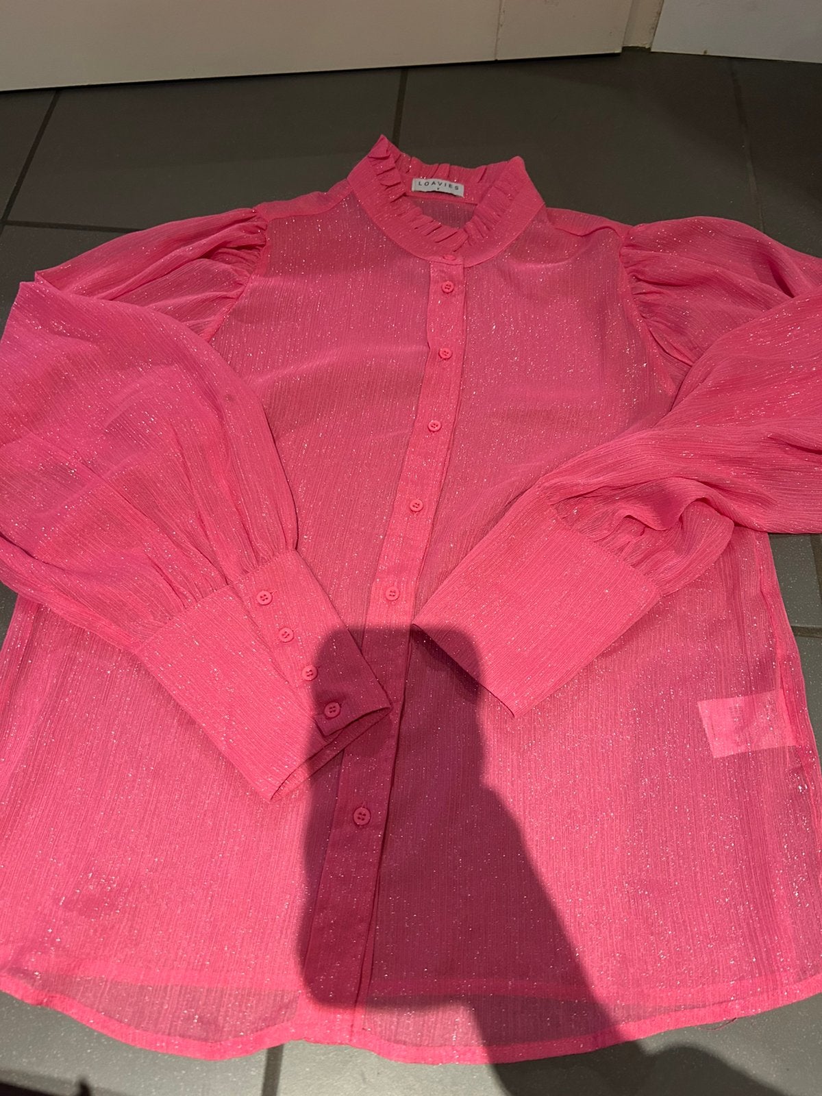 Blouse, Ophalen of Verzenden, Zo goed als nieuw, Maat 38/40 (M), Roze