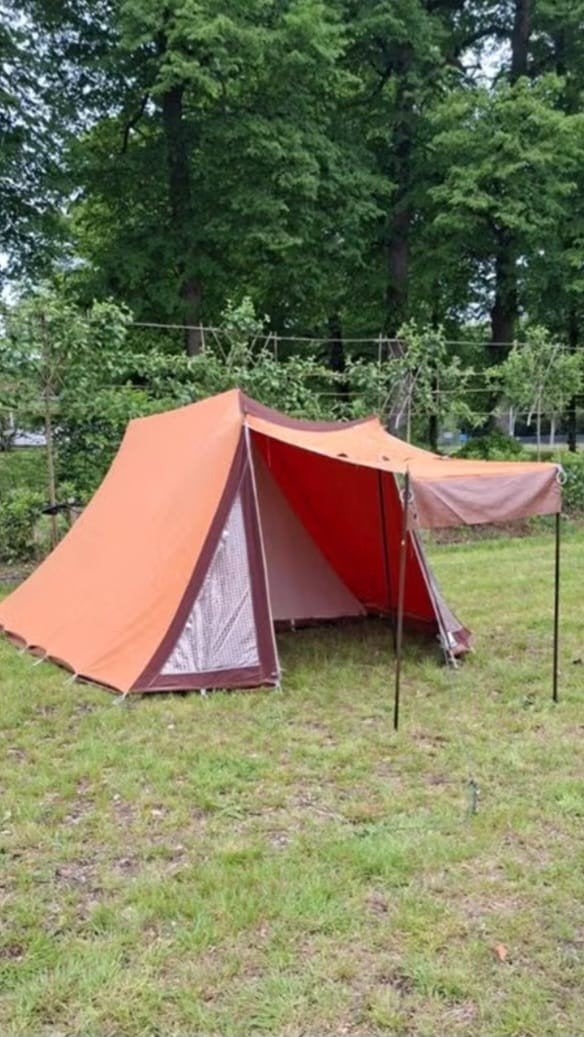 vintage tent, Caravans en Kamperen, Ophalen, Gebruikt
