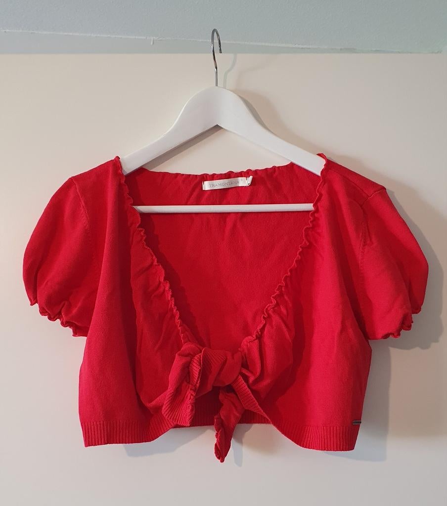 Tramontana bolero vestje rood maat S ongedragen, Ophalen of Verzenden, Zo goed als nieuw, Maat 38/40 (M), Rood